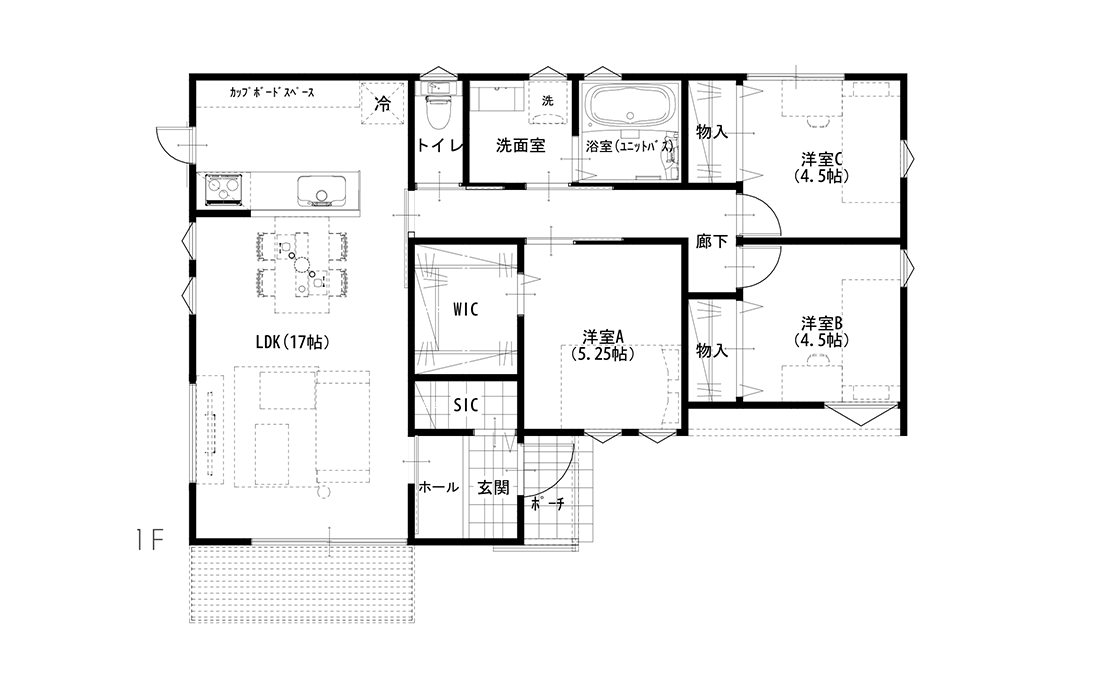 1F 間取り写真