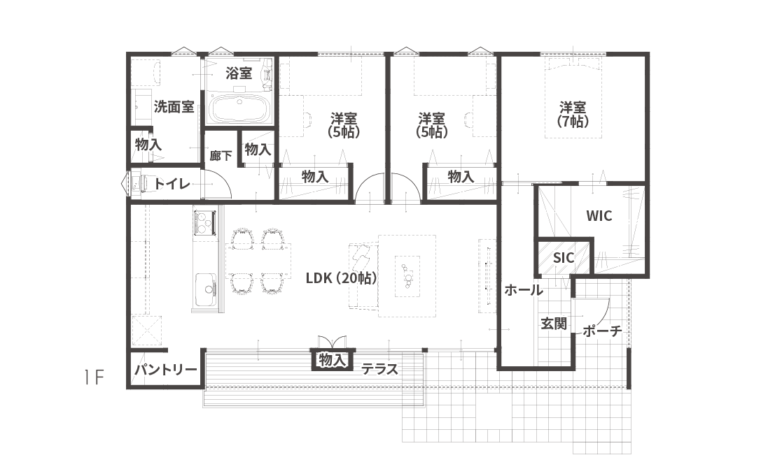 1F 間取り写真