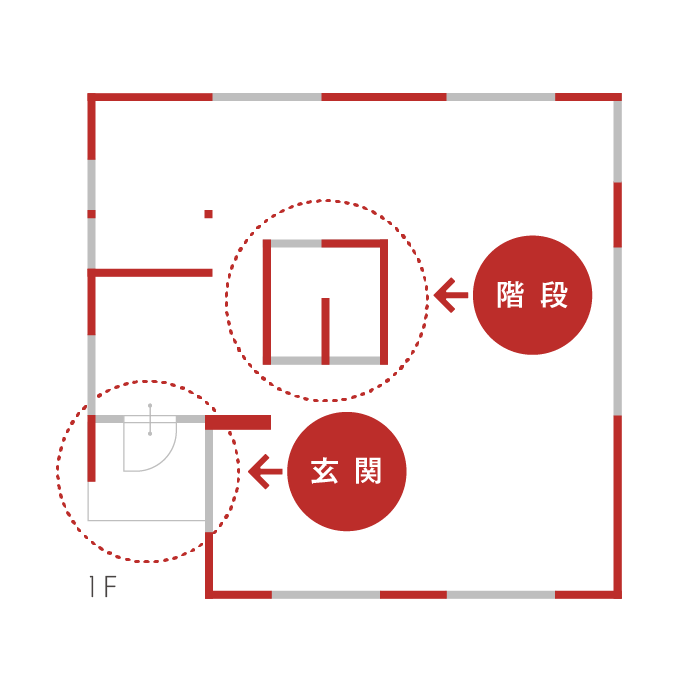 1F 間取り写真