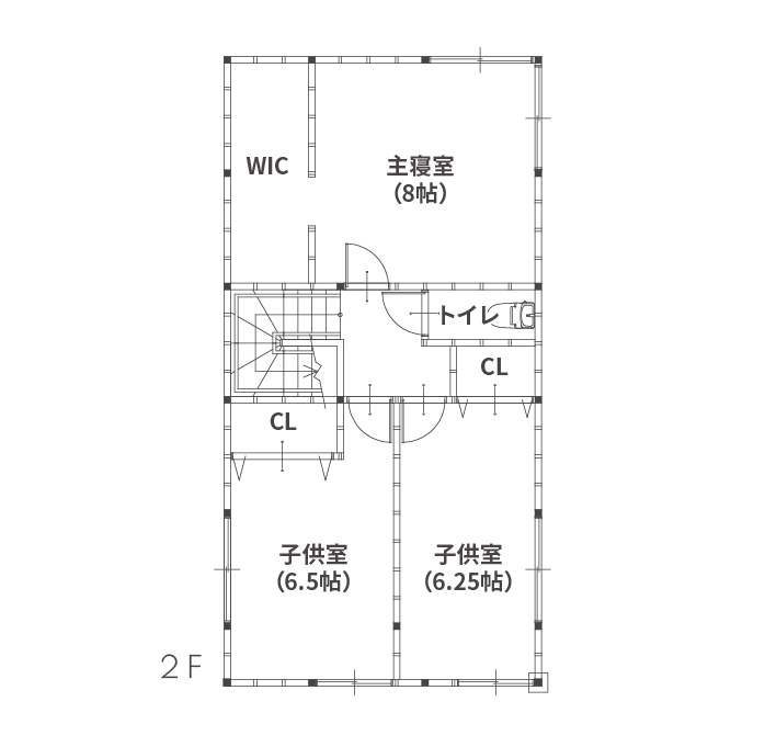 2F 間取り写真